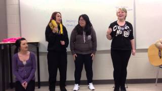 Ive been eaten by a boa constrictor play along preschool song by ECEs at Mohawk college [upl. by Uchish]