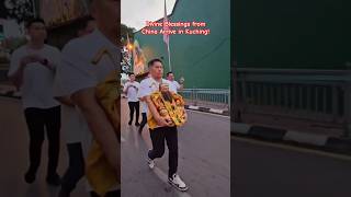 Divine Blessings from China Arrive in Kuching shorts shortsvideo [upl. by Halueb]