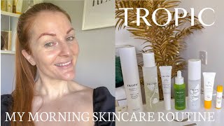 MY MORNING SKINCARE ROUTINE  New Tropic Skincare Products June 2022  Charlotte Jordan [upl. by Ycram882]