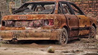 Fully restoration 1980 AUDI Q8 car abandoned for 30 years  Restoration Channel [upl. by Julietta]