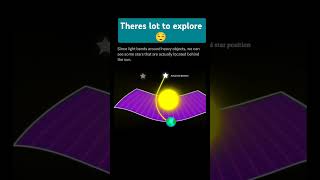 Light Bends Around Heavy Objects 🤯  MindBlowing Science space knowledge discoverspace [upl. by Yorztif]