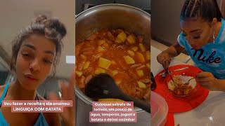 Brunna Gonçalves faz comida pra Ludmilla quot muito boa quot [upl. by Prosper787]