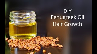 Fenugreek Hair oil for Hair Growth  Get Thick Hair in 30 Days [upl. by Farman]