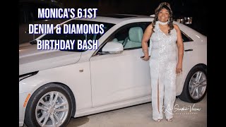 Monicas 61st Denim amp Diamonds Birthday Bash 102823 [upl. by Evol94]