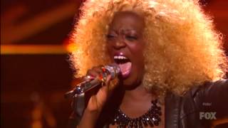 Zoanette Johnson Semifinals  American Idol 2013 Circle of Life [upl. by Atekal]