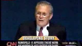 Donald Rumsfeld Caught Lying [upl. by Alcinia]