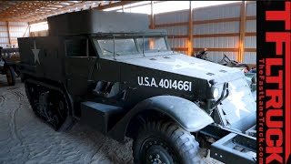 M2 Half Track Loading Part 1 Introducing the TFL Gold Hitch Best Towing Truck Award [upl. by Profant479]