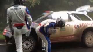 ERC Sata Rallye Açores 2013 Kubica rollcrash [upl. by Luapnoj]