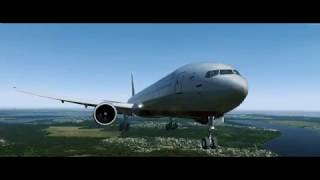 Prepar3D V45 Drzewiecki Design UUEE  Landing Aeroflot 777300ER 4K [upl. by Becker973]