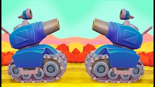 Hills Of Steel 2  All Tanks Unlocked  Versus Battle Hillsofsteel2 [upl. by Notlih]