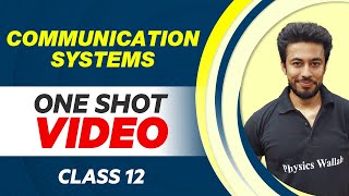 COMMUNICATION SYSTEMS in 1 Shot  All Concepts with PYQs  Class 12 NCERT [upl. by Eleanore319]