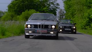 BMW E24 635csi vsBMW E30 320i Cabrio [upl. by Ecinwahs587]