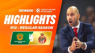 PERFECT FIRST FOR SPANOULIS  Panathinaïkos vs Monaco  EuroLeague J12 Highlights [upl. by Aniuqaoj]