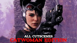 RE4 Remake Separate Ways Catwoman Edition All Cutscenes [upl. by Yltnerb467]