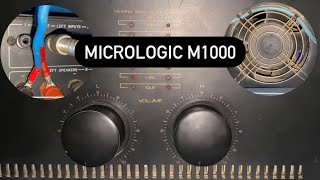 Micrologic M1000  Primeiro Amplificador Profissional Fabricado no Brasil  História e Funcionamento [upl. by Inahet907]