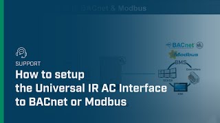 How to setup the Universal IR AC Interface to BACnet or Modbus  Intesis [upl. by Chui233]