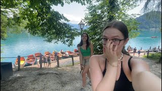 LAKE BLED  INTERRAILING EUROPE VLOG DAY TWENTY TWO [upl. by Hsirrehc909]