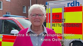 Respekt für Retter Petra Kirner Kreispräsidentin des Kreises Ostholstein [upl. by Ailaham]