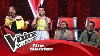 The Battles  Dilmi Fernando V Adithya Wickrama Arachchi  Gayu Gee Athithe  The Voice Sri Lanka [upl. by Magulac]