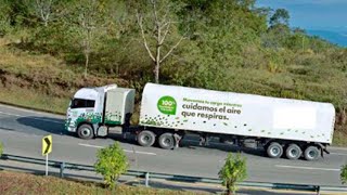 Camiones FAW trucks a GAS en Colombia  2018 [upl. by Venn]