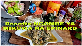 RECETTE BOULLION YA NGOMBE YA MIKUWA BA TIA EPINARD GOÛT [upl. by Niccolo190]