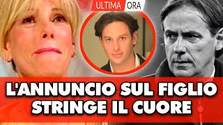 Alessia Marcuzzi in lacrime lannuncio sul figlio stringe il cuore lui é [upl. by Fortier110]