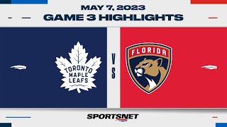 NHL Game 3 Highlights  Maple Leafs vs Panthers  May 7 2023 [upl. by Jackelyn]