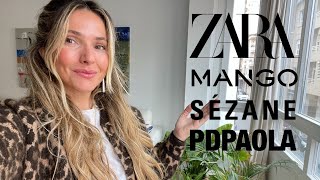 SÚPER HAUL  PDPAOLA ZARA MANGO Y SEZANE  Julia March [upl. by Yniatirb]