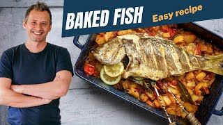 Easy way to bake a whole fish provencale style  one wonders Ep 6 [upl. by Yeldar551]