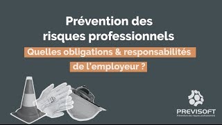 4 questions sur les responsabilités SST de lemployeur Document Unique [upl. by Jerrylee122]