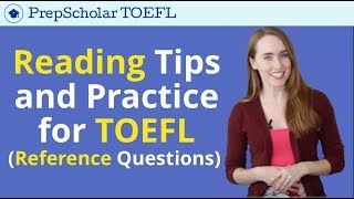 TOEFL Reading Tips and Practice  Reference Questions [upl. by Klump]