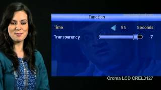 Croma LCD TV  How to set Function Settings [upl. by Veal]