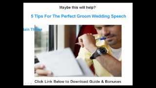 Groom Wedding Speech 5 Tips to Make Your Groom Wedding Speech Memorable [upl. by Sayers]