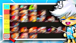 Maplestory Reboot MOBBING Tier List [upl. by Priestley]