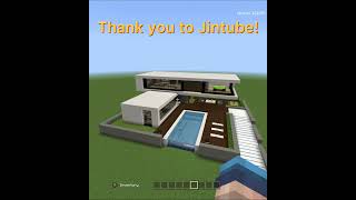 My Modern MineCraft House from Jintube shorts minecraft viral [upl. by Akenit]