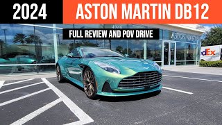 2024 Aston Martin DB12 Full Review and POV Drive [upl. by Yznel226]