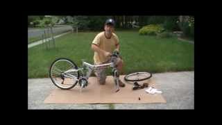 Install Columba RJ26ASP26SRB28S Folding Bike [upl. by Eicyal]