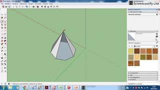 02  Piramide a base ottagonale su SketchUp con distanze tav6 [upl. by Orvie]