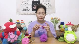 Crochet Pumpkin practice part 2 [upl. by Norrab]