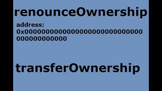 Ownership Transfer  Renounce  Solidity  Smart contract  HINDI [upl. by Eigger501]