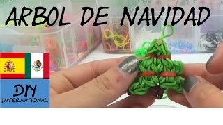 CÓMO HACER UN ARBOL DE NAVIDAD DE GOMITAS  CHRISTMAS TREE  CON TELAR  TUTORIAL EN ESPAÑOL  DIY [upl. by Nugesulo]