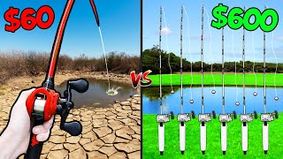 60 vs 600 Budget Fishing Challenge [upl. by Garnet]