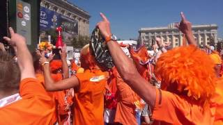 Oranje Fiesta in Kharkiv Fan Zone  Part 4  June 13 2012 [upl. by Nesilla]