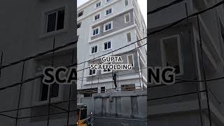 Scaffolding works guptascaffolding hyderabad manikonda youtubeshorts youtube viralvideo [upl. by Bonne]