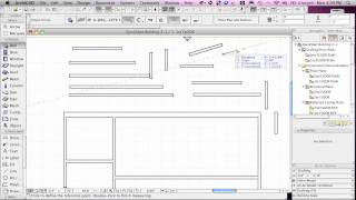 ArchiCAD Basic Training Lesson 6  Coordinate Input The Tracker amp Guide Lines [upl. by Chao506]