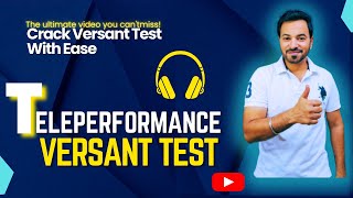 Versant Test Teleperformance  Your Ultimate Guide to Success  Versant  Voice Versant [upl. by Calore]