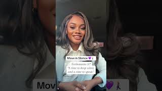 Move in Silence 💜 motivationalmessages motivation [upl. by Ylevol]