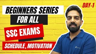 DAY 1 BEGINNERS SERIES FOR ALL SSC EXAMS  SSC EXAM BEGINNERS [upl. by Eey]