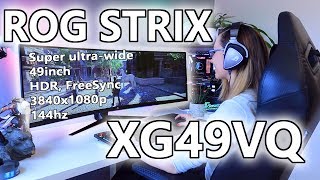 When ultrawide just isnt enough  ASUS ROG STRIX XG49VQ Review [upl. by Delacourt]