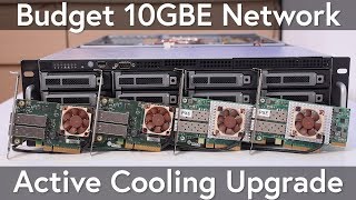 10GBE Home Network Network Card Cooling Upgrade with Noctua NFA4x10 PWM [upl. by Ekim]